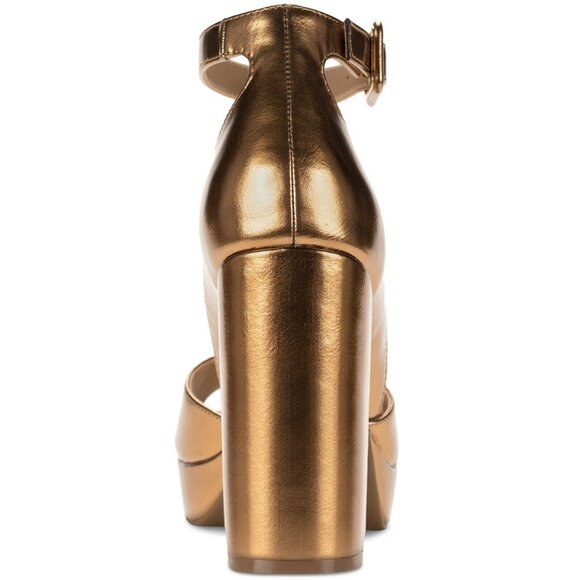 Sun + Stone Women's Reemaa Peep Toe Block Heel Sandals - Picture 3 of 3